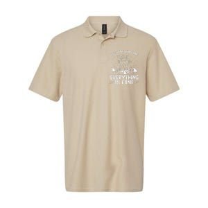 ITS FINE IM FINE EVERYTHING IS FINE CAT FUNNY Softstyle Adult Sport Polo