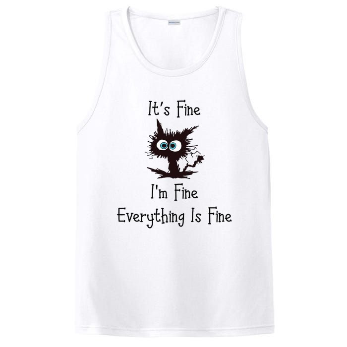 It's Fine I'm Fine Everything Is Fine PosiCharge Competitor Tank