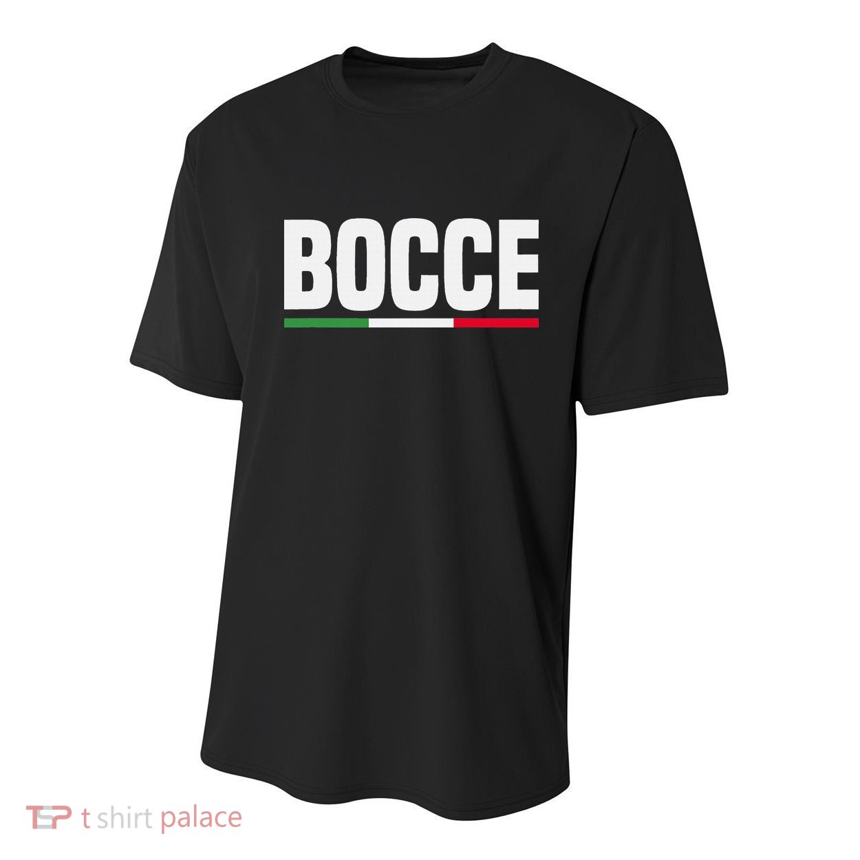 Italy Flag Italian Bocce Ball Player Youth Performance Sprint T-Shirt