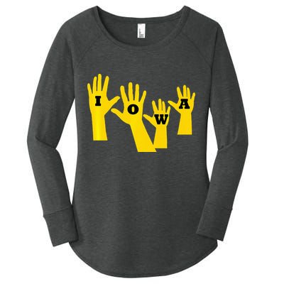 Iowa Football Iowa Waves Women's Perfect Tri Tunic Long Sleeve Shirt