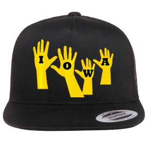 Iowa Football Iowa Waves Flat Bill Trucker Hat