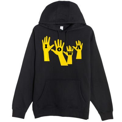 Iowa Football Iowa Waves Premium Pullover Hoodie