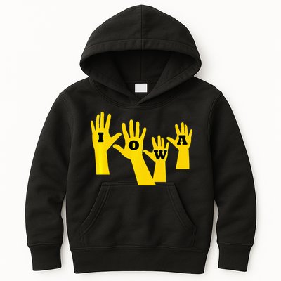 Iowa Football Iowa Waves Kids Hoodie