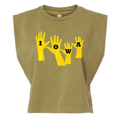 Iowa Football Iowa Waves Garment-Dyed Women's Muscle Tee