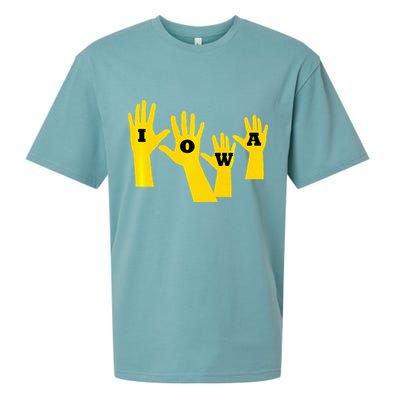 Iowa Football Iowa Waves Sueded Cloud Jersey T-Shirt