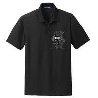 It's Fine I'm Fine Everything Is Fine Funny Cat Dry Zone Grid Polo