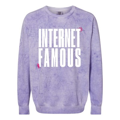 Internet Famous Icon Colorblast Crewneck Sweatshirt