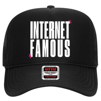 Internet Famous Icon High Crown Mesh Back Trucker Hat