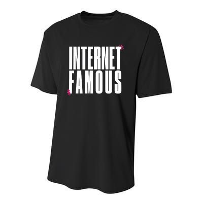 Internet Famous Icon Youth Performance Sprint T-Shirt