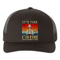 Its Fine Im Fine Everything Is Fine Funny Women Yupoong Adult 5-Panel Trucker Hat