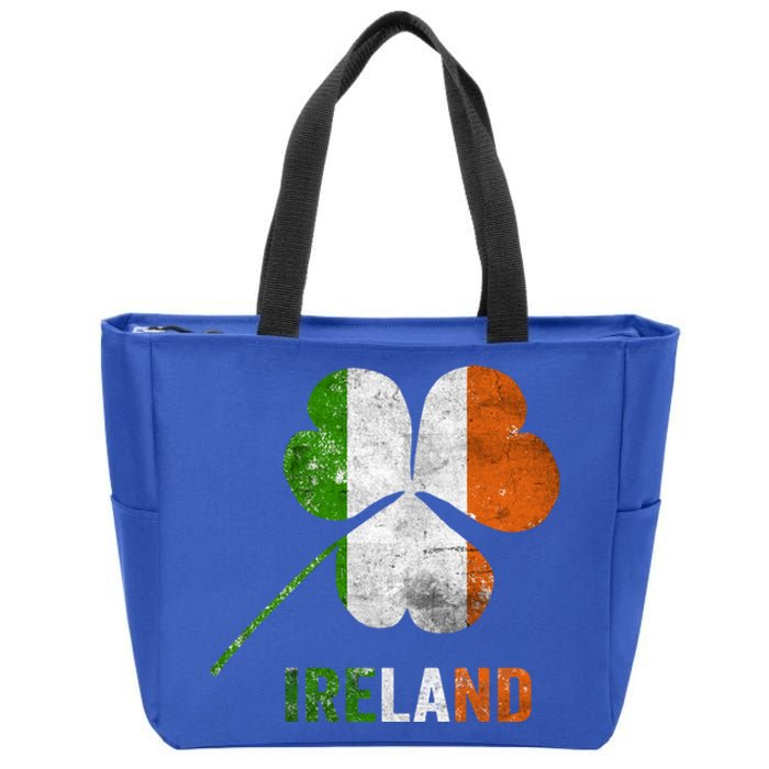 Irish Flag I Love Ireland Tees St Patrick's Cute Gift Zip Tote Bag