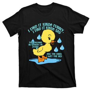 I Find It Kinda Funny I Find It Kinda Sad Funny Duck Lover T-Shirt