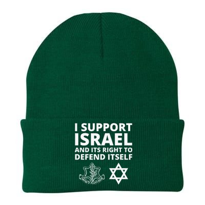 Idf Forces I Support Israel And Its Right To Defend Itself Knit Cap Winter Beanie