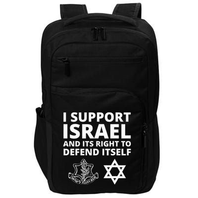 Idf Forces I Support Israel And Its Right To Defend Itself Impact Tech Backpack