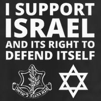 Idf Forces I Support Israel And Its Right To Defend Itself 25L Jumbo Tote