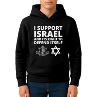 Idf Forces I Support Israel And Its Right To Defend Itself Kids Hoodie
