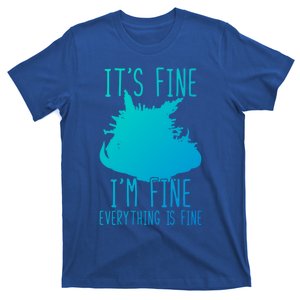 ItS Fine IM Fine Everything Is Fine Funny Cat Funny Gift T-Shirt