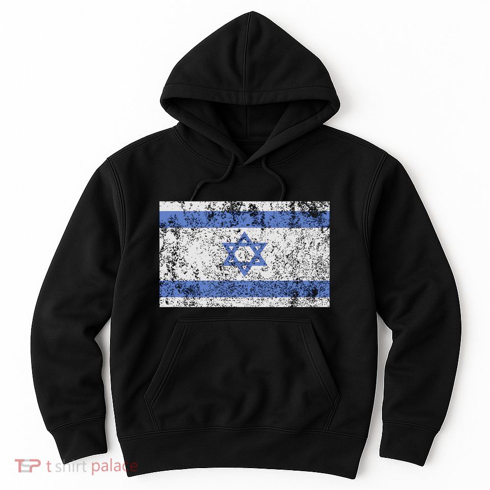 Israeli Flag Israel Jewish Star of David Jerusalem  Hoodie