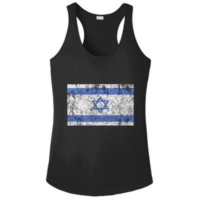 Israeli Flag Israel Jewish Star of David Jerusalem  Ladies PosiCharge Competitor Racerback Tank