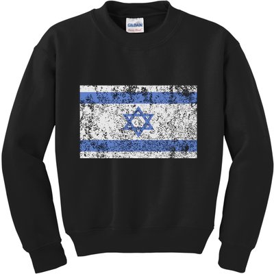 Israeli Flag Israel Jewish Star of David Jerusalem  Kids Sweatshirt