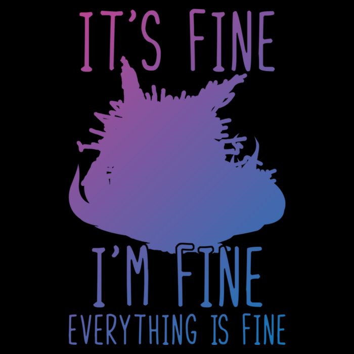 ItS Fine IM Fine Everything Is Fine Funny Cat Funny Gift Cooling Performance Crew T-Shirt