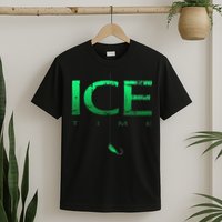 Ice Fishing - Ice Time with Ice Jig - Ice Fisherman T-Shirt