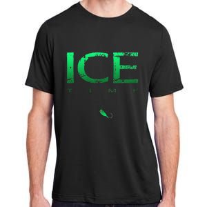 Ice Fishing - Ice Time with Ice Jig - Ice Fisherman Adult ChromaSoft Performance T-Shirt