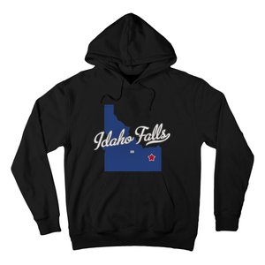 Idaho Falls Idaho ID Map Hoodie