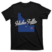 Idaho Falls Idaho ID Map T-Shirt