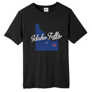 Idaho Falls Idaho ID Map Tall Fusion ChromaSoft Performance T-Shirt