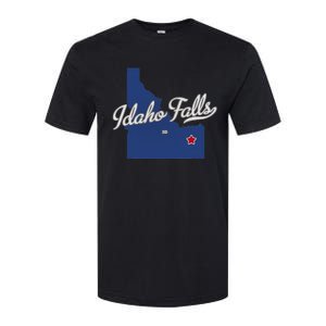 Idaho Falls Idaho ID Map Softstyle CVC T-Shirt