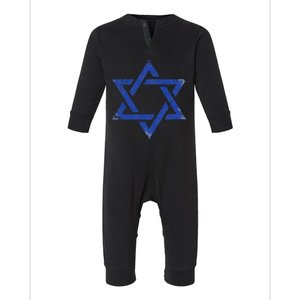 Israeli Flag Israel Jewish Symbol Star Of David Pride Israel Infant Fleece One Piece