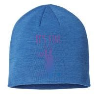 ItS Fine IM Fine Everything Is Fine Scratching Cat Funny Gift Sustainable Beanie