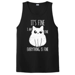 ItS Fine IM Fine Everything Is Fine Stressed Freakedout Gift PosiCharge Competitor Tank