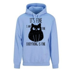 ItS Fine IM Fine Everything Is Fine Stressed Freakedout Gift Unisex Surf Hoodie