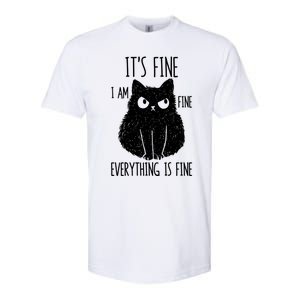 ItS Fine IM Fine Everything Is Fine Stressed Freakedout Gift Softstyle CVC T-Shirt