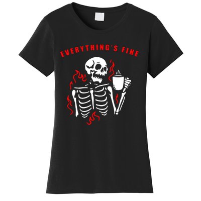 Im Fine Its Fine Everything Is Fine Women's T-Shirt