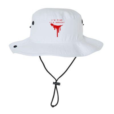 IM Fine ItS Borscht Funny Russian Beets Soup Blood Splat Bucket Hat