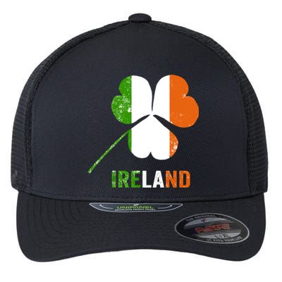 Irish Flag I Love Ireland Tees St Patrick's Gift Flexfit Unipanel Trucker Cap