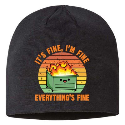 Its Fine Im Fine Everythings Fine Vintage Sustainable Beanie