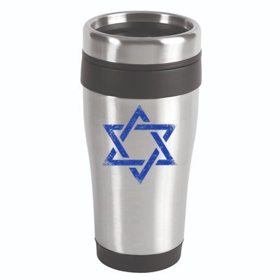 Israeli Flag Israel Jewish Symbol Star of David Pride Israel  16oz Travel Tumbler