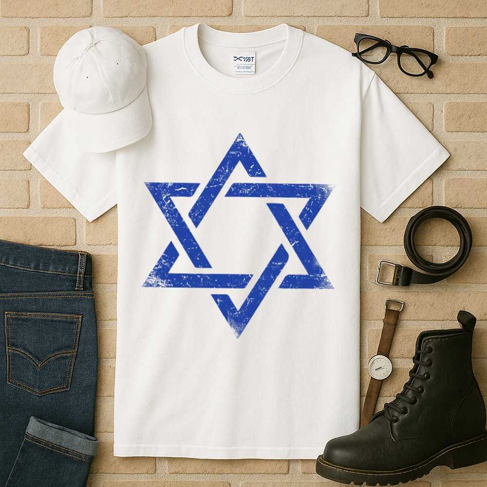 Israeli Flag Israel Jewish Symbol Star of David Pride Israel  Tall T-Shirt