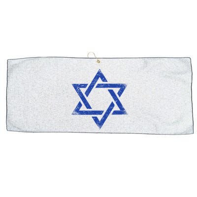 Israeli Flag Israel Jewish Symbol Star of David Pride Israel  Large Microfiber Waffle Golf Towel