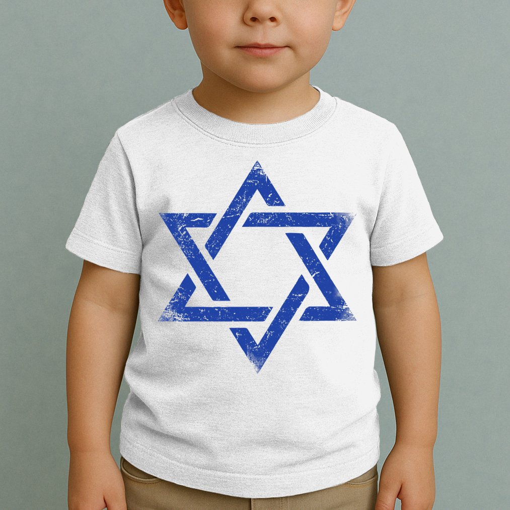 Israeli Flag Israel Jewish Symbol Star of David Pride Israel  Toddler T-Shirt