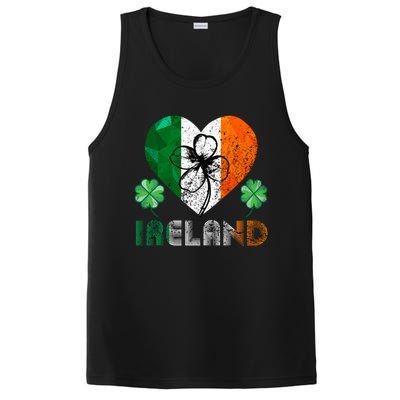 Irish Flag I Love Ireland Tees St Patrick's Funny Gift PosiCharge Competitor Tank