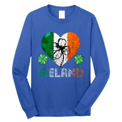 Irish Flag I Love Ireland Tees St Patrick's Funny Gift Long Sleeve Shirt