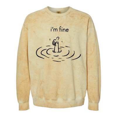 IM Fine Colorblast Crewneck Sweatshirt