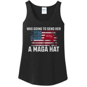 In Fact I Was Gonna Send Her A Maga Hat Debate Ladies Essential Tank