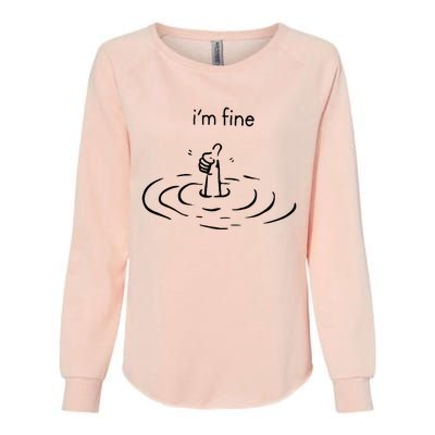 IM Fine Womens California Wash Sweatshirt