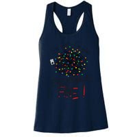 ItS Fine IM Fine Everything Is Fine! Funny Christmas Women's Racerback Tank